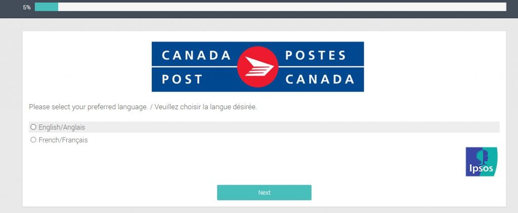 Canada Post Survey